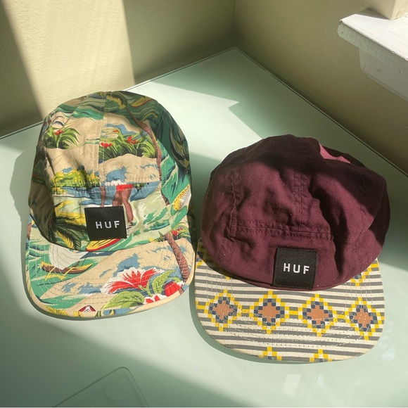 HUF Other - Two Patterned HUF Brim Hats